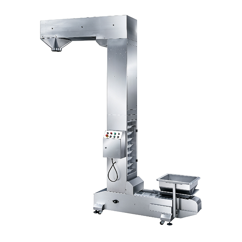Ascensor tipo Z con alimentación automática