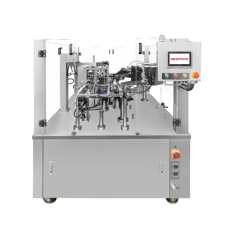 Máquina envasadora de bolsas automática rotativa prefabricada KL8-240E